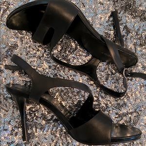 Nine West Kobalto Leather Strap Heels